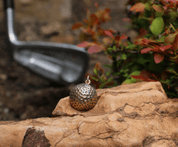 GOLFBALL, BRONZE ANHÄNGER - ANHÄNGER, HALSKETTEN