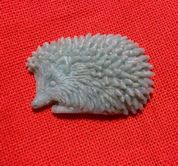 HEDGEHOG, SILVER PENDANT - PENDANTS