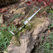 GLASS GOBLET, 17TH CENTURY, BOHEMIA - HISTORICAL GLASS