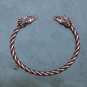 FIANNA, KELTISCHER HIRSCH, BRONZE, ARMBAND - WIKINGER, SLAWISCHE, KELTISCHE ARMBÄNDER - BRONZE