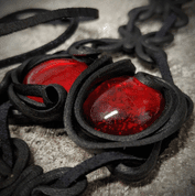 NECKLACE RED GLASS - FANTASY JEWELS