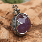 VIKING AMETHYST BALL PENDANT, GOTLAND, SILVER - PENDANTS