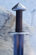 BORG - VIKING SWORD BROWN LEATHER - VIKING AND NORMAN SWORDS
