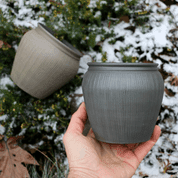 VESSEL OPPIDUM STRADONICE, BOHÊME, POTERIE CELTIQUE EN GRAPHITE, RÉPLIQUE - TASSES, ASSIETTES, TASSES