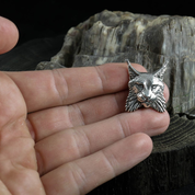 LYNX, PENDANT, STERLING SILVER - PENDANTS