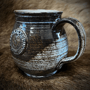 KING - MEDIEVAL MUG - HISTORICAL CERAMICS