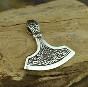 HERSIR, NORSE AXE, SILVER PENDANT - PENDANTS - HISTORICAL JEWELRY