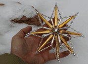 GOLDEN STAR OF MOUNTAINS, YULE DECORATION - DÉCORATIONS DE NOËL