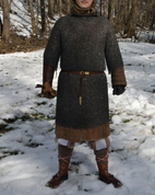 CHAINMAIL SHIRT - HAUBERK, RIVETED, 8 MM, SHORT SLEEVES, CHEST SIZE 150 CM - KETTENRÜSTUNGEN