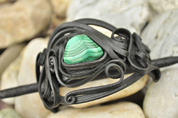 MALACHITE - HAIR BROOCH - PIERRES ET FANTASY