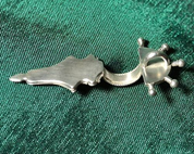 FIBULA - SLAWISCHER ANHÄNGER, SERBIEN, SILBER 925 - ANHÄNGER - SCHMUCK, SILBER