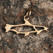 LUOSSA, SAMI SALMON, PENDANT BRONZE - PENDANTS, NECKLACES