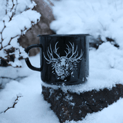 LESHY SLAVIC FOREST SPIRIT ENAMEL MUG - TASSES, VERRES, OREILLERS