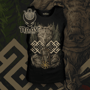 WOLF WARRIOR, SLAVIC TANK TOP - COLORED - TANK TOPS