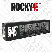 ROCKY SHOTGLASS 4-PACK 45TH ANNIVERSARY - ROCKY