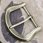 MEDIEVAL BELT BUCKLE 45MM, ZINC, ANT. BRASS - BELT ACCESSORIES