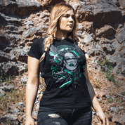 MEDUSA, LADIES' T-SHIRT, COLORED - WOMEN'S T-SHIRTS