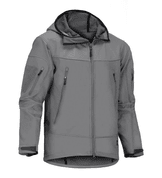 HARPAGUS SOFTSHELL HOODY JACKET - SOLID ROCK - SOFTSHELL AND OTHER JACKETS