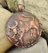 TAURUS, ZODIAC, PENDANT - PENDENTIFS ZODIAQUAUX