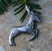 CERFS CELTIQUES - HERNE, PENDENTIF, ZINC - INSPIRATION CELTIQUE