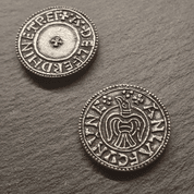 RAVEN PENNY ANLAF GUTHFRITHSSON, NORTHUMBIRA VIKING COIN, REPLICA, ZINC - MEDIEVAL AND RENAISSANCE COINS