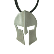 CASQUE SPARTIATE, PENDENTIF EN ARGENT - PENDENTIFS