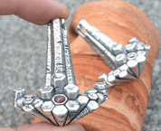 MARTEAU DE THOR - DIMMUBORGIR, PENDENTIF, GRENAT, ARGENT - PENDENTIFS