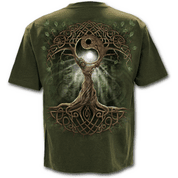 OAK QUEEN - T-SHIRT OLIVE - T-SHIRTS POUR HOMMES, SPIRAL DIRECT