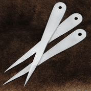 TOP DOG THROWING KNIVES, SET OF 3 POLISHED - SHARP BLADES - THROWING KNIVES