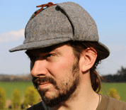 SHERLOCK CAP TWEED, IRELAND - CASQUETTES, IRLANDE