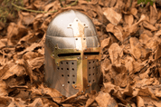 PŘILBA HRNEC ITALSKÝ, MOSAZ - MEDIEVAL HELMETS