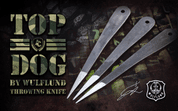 TOP DOG COUTEAUX DE LANCEMENT, SET DE 3 - SHARP BLADES - COUTEAUX DE LANCER