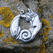 CELTIC FOX, SILVER PENDANT - PENDANTS