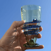 BOHEMIAN BLUE, HISTORICAL GLASS SET - REPLIKEN HISTORISCHER GLAS