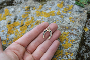 HORSESHOE, BRONZE PENDANT - PENDANTS, NECKLACES