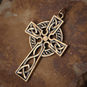 CROIX CELTIQUE, PENDENTIF BRONZE - PENDENTIFS, COLLIERS