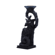 WITCHES FAMILIAR SALEM CANDLESTICK HOLDER 20CM - FIGURINES, LAMPES