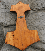 THOR'S HAMMER, WALL DECORATION - FORGED IRON HOME ACCESSORIES