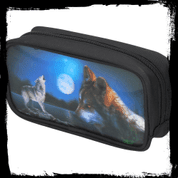 3D PENCIL CASE WOLVES - BOXES, PENCIL CASES