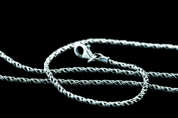 SPIRAL, SILVER NECK CHAIN - CORDS, BOXES, CHAINS