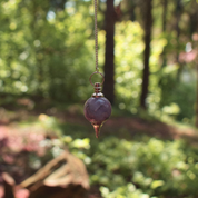 DOWSING AMETHYST, AGATE PENDULUM - DECORATIVE MINERALS AND ROCKS