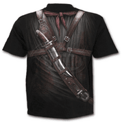 HOLSTER WRAP - ALLOVER T-SHIRT BLACK - MEN'S T-SHIRTS, SPIRAL DIRECT