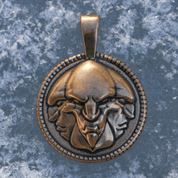 TRIGLAV SLAVIC GOD, BRONZE PENDANT - PENDANTS, NECKLACES