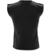 GAME OVER - SLEEVELESS T-SHIRT BLACK - MEN'S T-SHIRTS, SPIRAL DIRECT