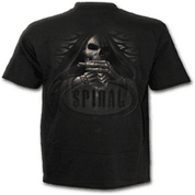 BONE FINGER - T-SHIRT BLACK - T-SHIRTS POUR HOMMES, SPIRAL DIRECT