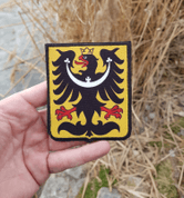 SILESIA - COAT OF ARMS, VELCRO PATCH - MILITARY PATCHES