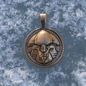 TRIGLAV SLAVIC GOD, BRONZE PENDANT - PENDANTS, NECKLACES