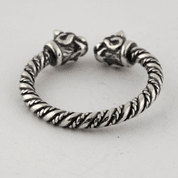 CHAT CELTIQUE, BAGUE EN ARGENT - ANNEAUX