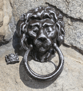 DOOR KNOCKER LION, ALLOY - FORGED IRON HOME ACCESSORIES