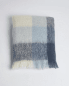 FOXFORD ANNAGH MOHAIR THROW, IRELAND - COUVERTURES ET CHÂLES EN LAINE D'IRLANDE